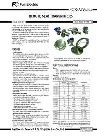 Thumbnail of document Data Sheet - V6 Series FKM Absolute Pressure Transmitter for Remote Seal